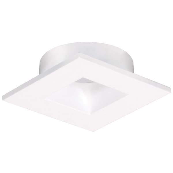 Jesco 1 in. Trim Square Downlight for RLF-1107 Series, White RLT-1106-WH - main